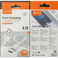 کابل رنجر فست شارژ میکرو یو اس بی 3.1A مدل RENJER RJ-P3
